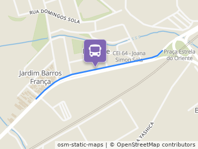 Mapa da parada