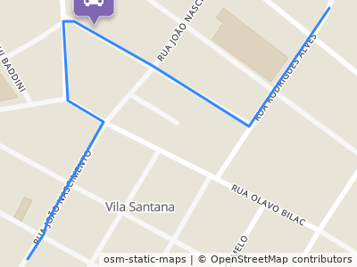 Mapa da parada