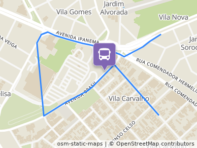 Mapa da parada