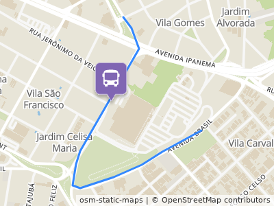 Mapa da parada