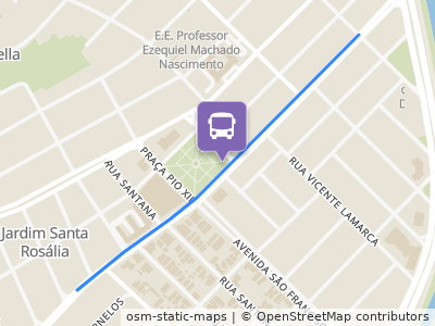 Mapa da parada