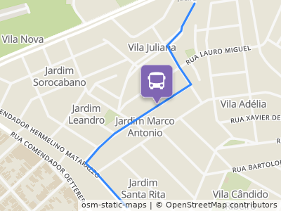 Mapa da parada