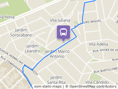 Mapa da parada