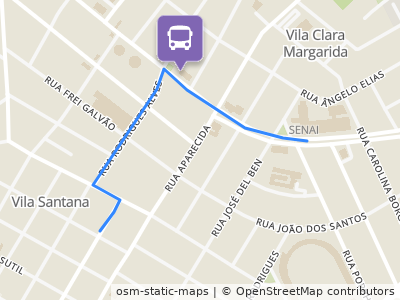 Mapa da parada