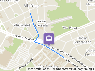 Mapa da parada