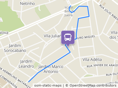 Mapa da parada