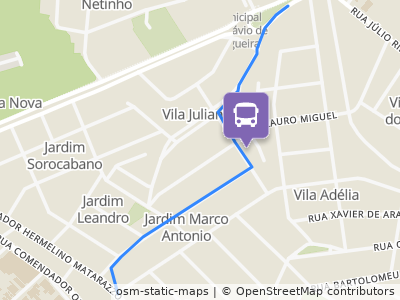 Mapa da parada