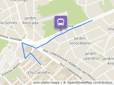 Mapa da parada