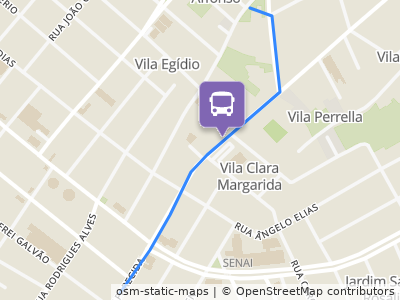 Mapa da parada