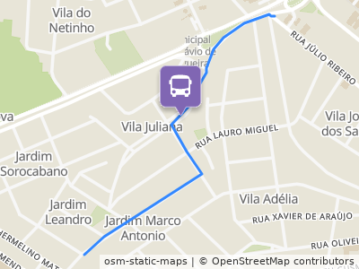 Mapa da parada