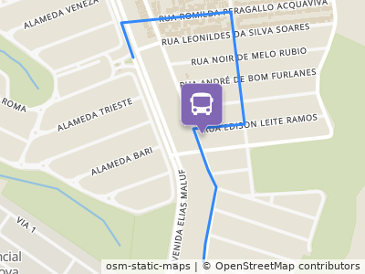 Mapa da parada