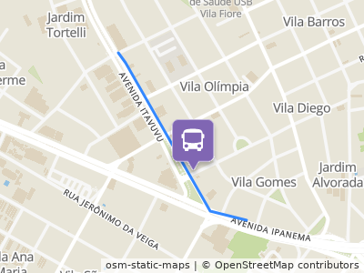 Mapa da parada