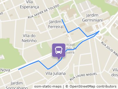 Mapa da parada