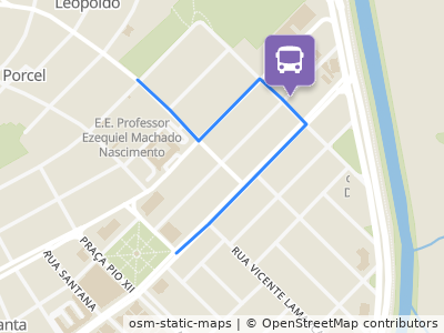 Mapa da parada