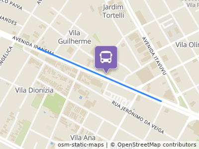 Mapa da parada