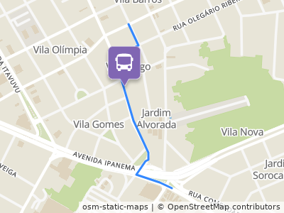 Mapa da parada
