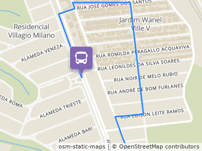 Mapa da parada