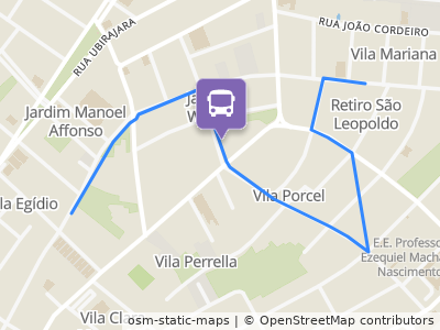 Mapa da parada