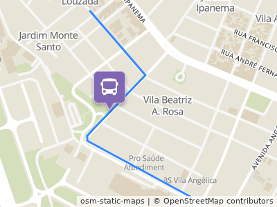 Mapa da parada