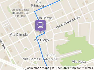 Mapa da parada