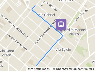 Mapa da parada