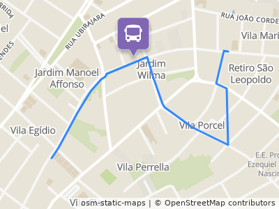 Mapa da parada