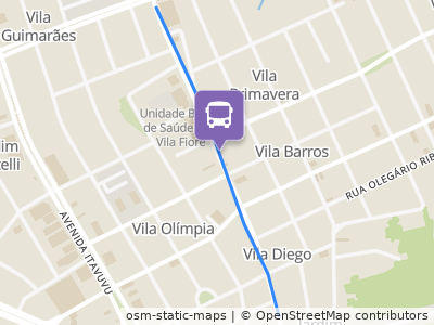 Mapa da parada