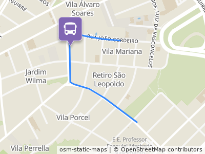 Mapa da parada