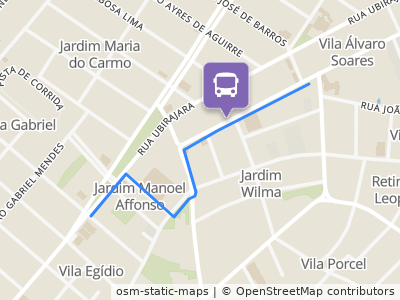 Mapa da parada