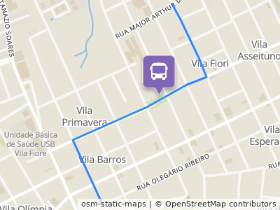 Mapa da parada
