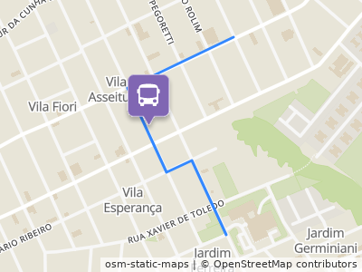 Mapa da parada