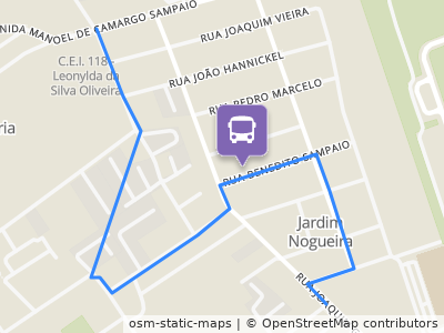 Mapa da parada