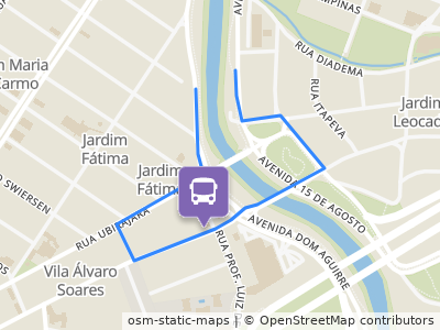 Mapa da parada