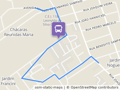 Mapa da parada