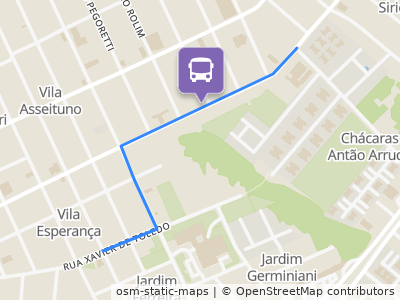 Mapa da parada