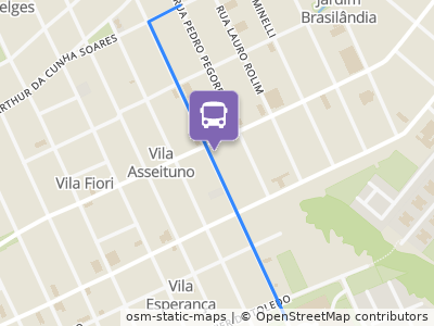 Mapa da parada