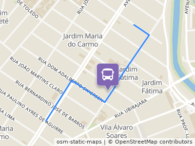 Mapa da parada