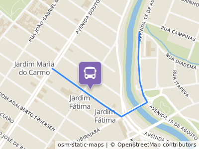 Mapa da parada