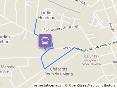 Mapa da parada