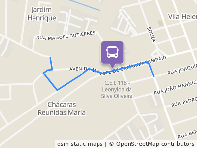 Mapa da parada