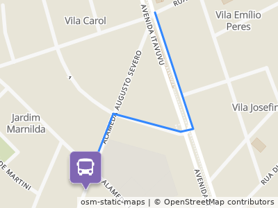 Mapa da parada