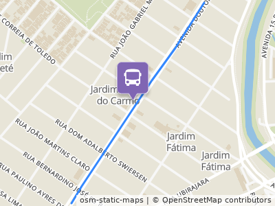 Mapa da parada