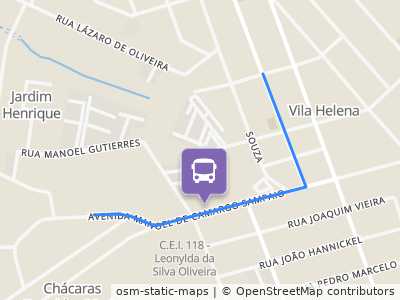 Mapa da parada
