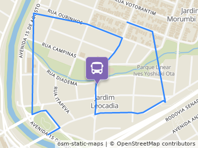 Mapa da parada