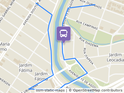 Mapa da parada