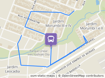 Mapa da parada