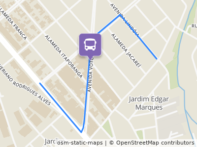 Mapa da parada