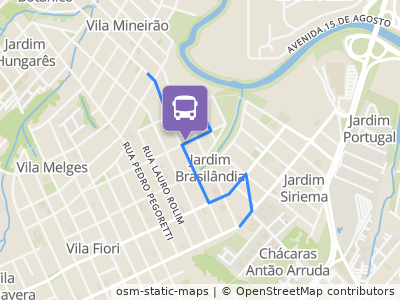 Mapa da parada