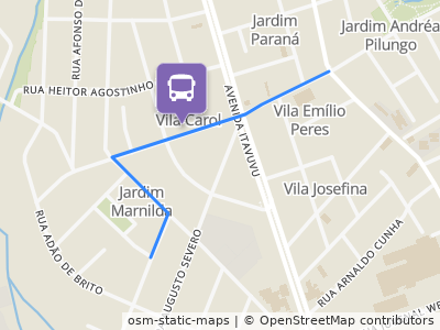 Mapa da parada