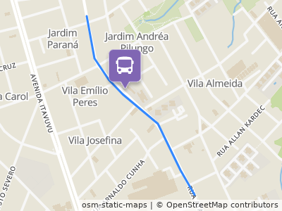 Mapa da parada